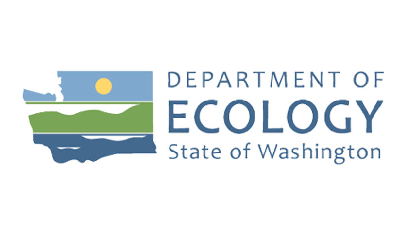 The department of ecology state of washington logo.