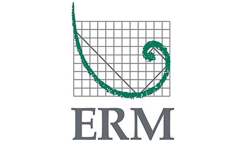 The logo for erm.