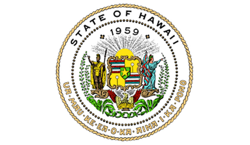 The seal of the state of hawaii.