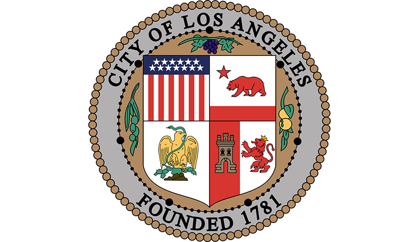 The city of los angeles logo.