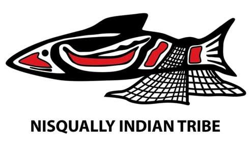 Nisqually indian tribe logo.