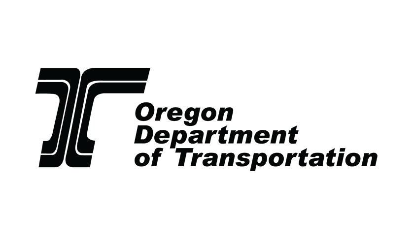 Oregon department of transportation logo.