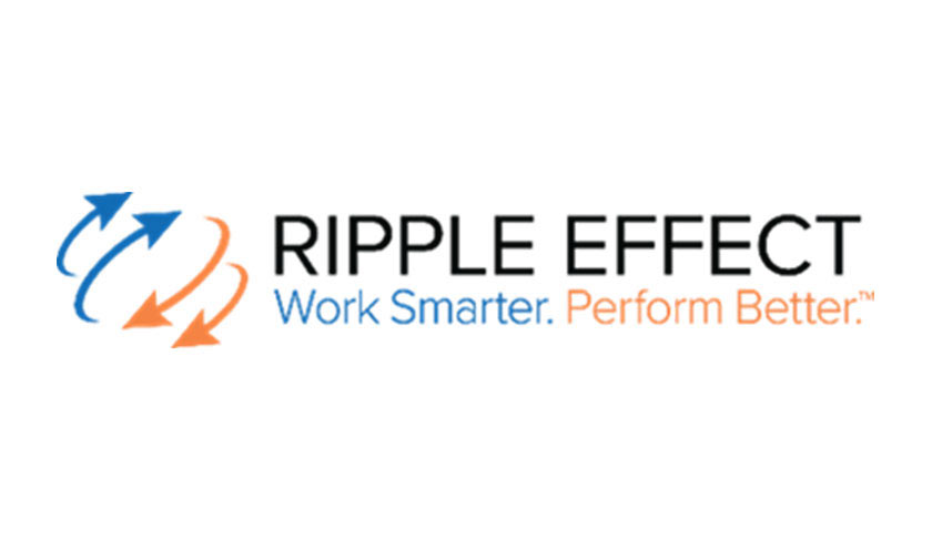 The logo for ripple effect work smarter perform better.