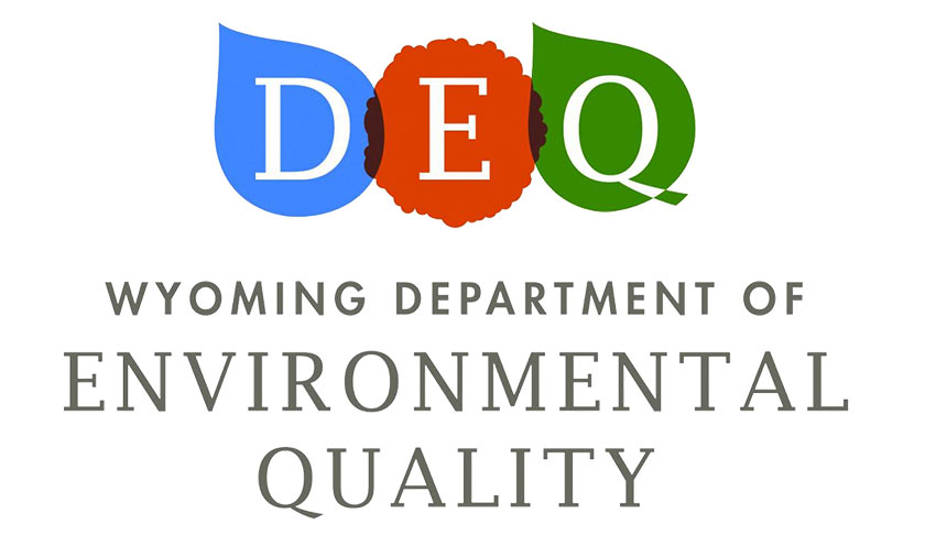 Wyoming department of environmental quality logo.